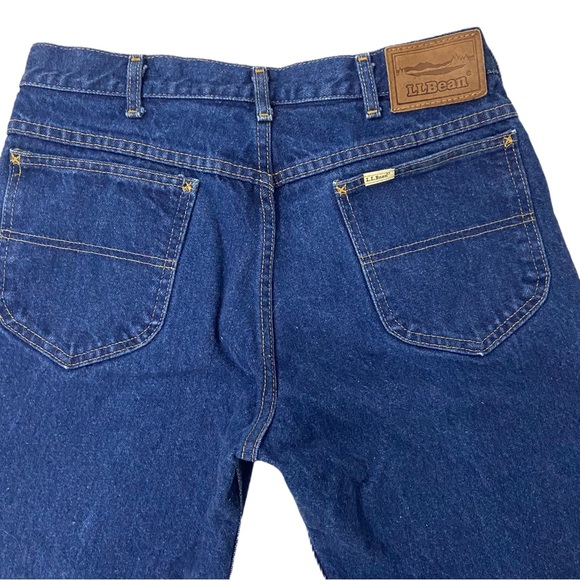 L.L. Bean Other - 🚫SOLD🚫Vintage L.L. Bean Mens Blue Jeans Double L Size 33 x 30 Actual 31 x 27